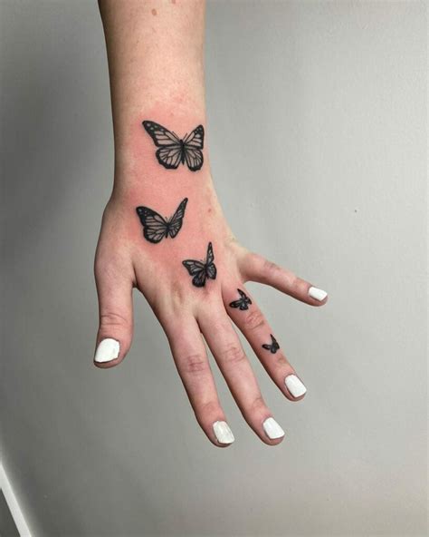 butterfly finger tattoo meaning